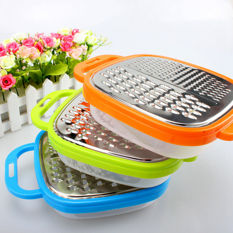 

Vegetable Fruit Grater Food Slicer Cutter Hand Held Container Kitchen Tools