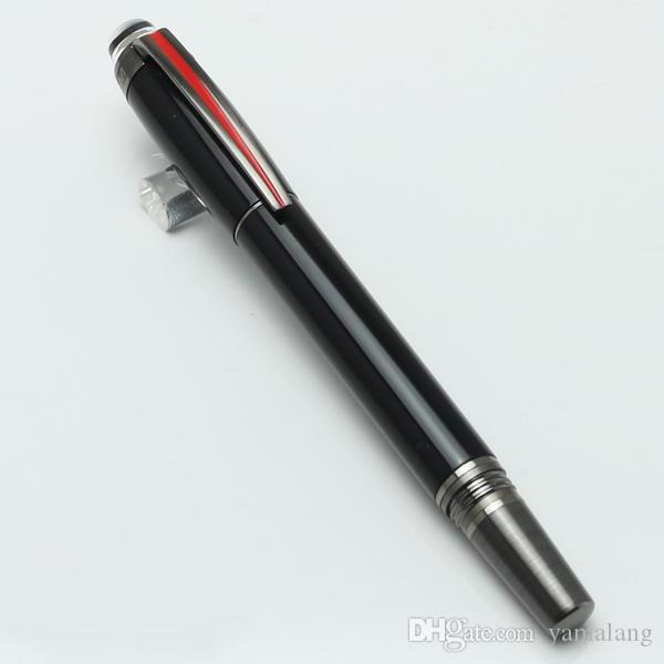 

2019 arrive Urban Speed Ballpoint Pen Luxury black resin rollerball pen PVD-coated fittings for writing office stationery gift @yamalang