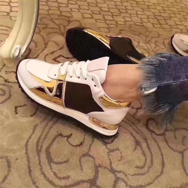 

New designer ladies sneakers men leather shoes flat casual large size wedding shoes, Black