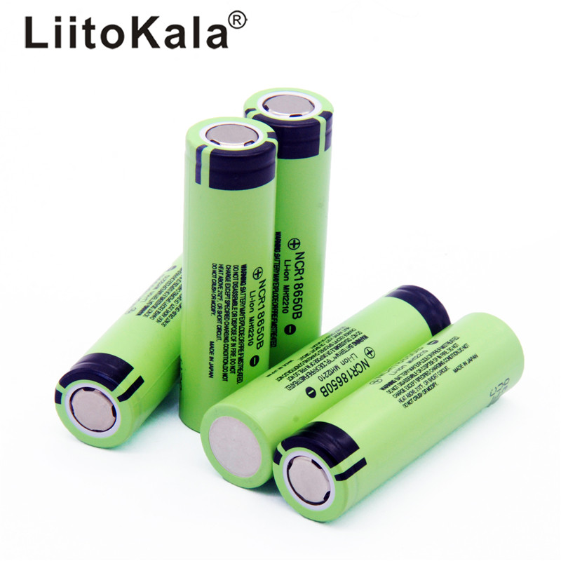 

Popular original Liitokala NCR18650B 3.7V 3400 mAh 18650 3400mah rechargeable lithium battery. Flashlight/LED light/electronic cigarette