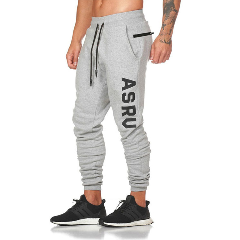

2020 summer New Fashion Thin section Pants Men Casual Trouser Jogger Bodybuilding Fitness Sweat Time limited Sweatpants big Size, Pants khaki