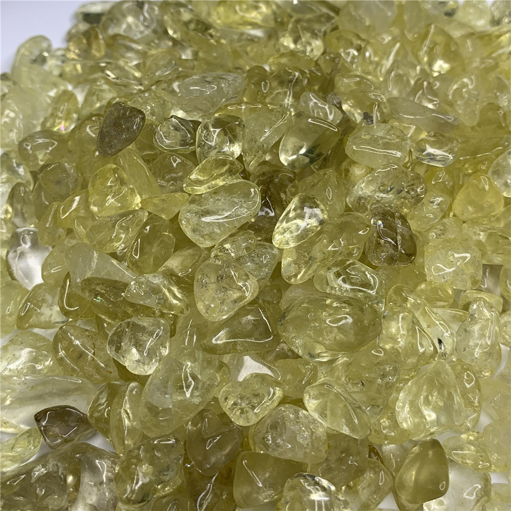 

1 Bag 100 g Natural citrine quartz Stone polished crystal Tumbled Stone Irregular (Size: 9--12 mm)