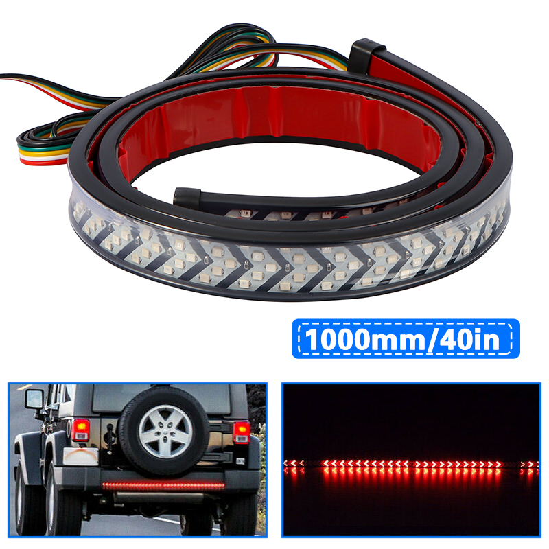 

Truck Tailgate Strip 40" LED Sequential Turn Signal Brake Tail Reverse Light Bar