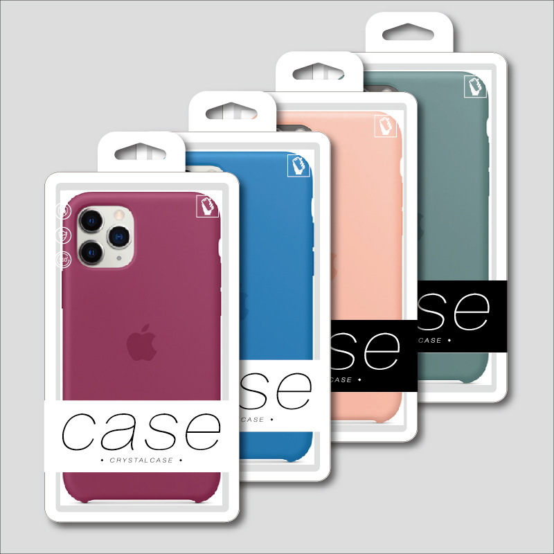 

New Arrival Customized Packing Box For iPhone 11 Pro Max For Samsung S20 PLus PVC Package With Inner Tray Blister Packing Box