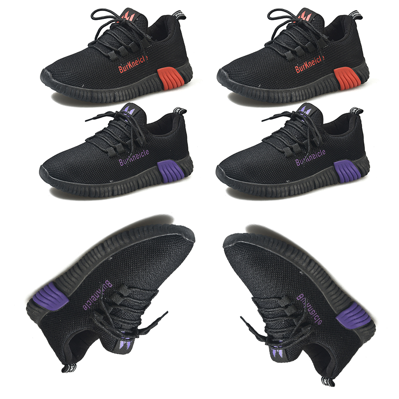 

athletic style women running shoes triple black red purple mesh breathable comfortable sport designer trainers sneakers size 35-40, B1