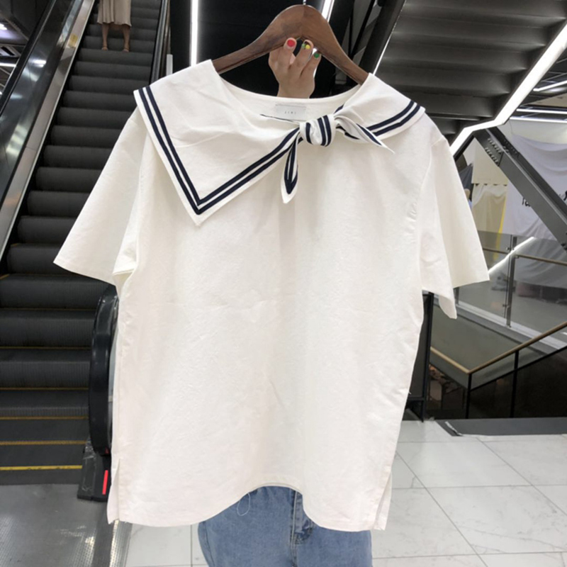 

BH03853 Fashion women Tops & Tees 2020 Runway Luxury European Design party style T-Shirts Women' Clothing, As pic