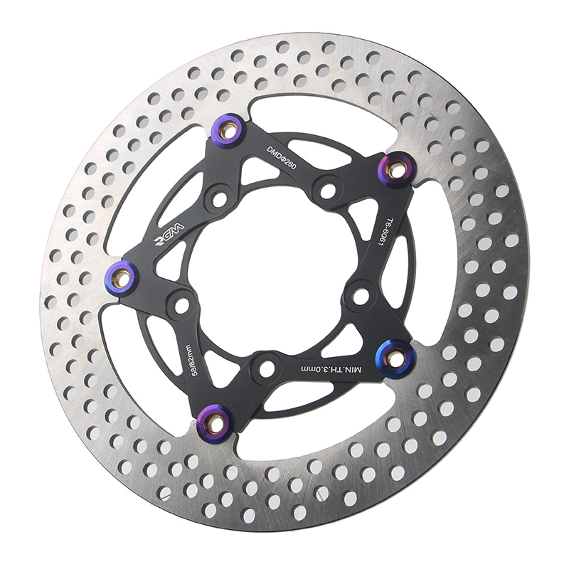 

260mm 5 hole Universal Aluminum alloy Floating discs motorcycle brake disc Outside diameter 260mm Rapid cooling brake pads