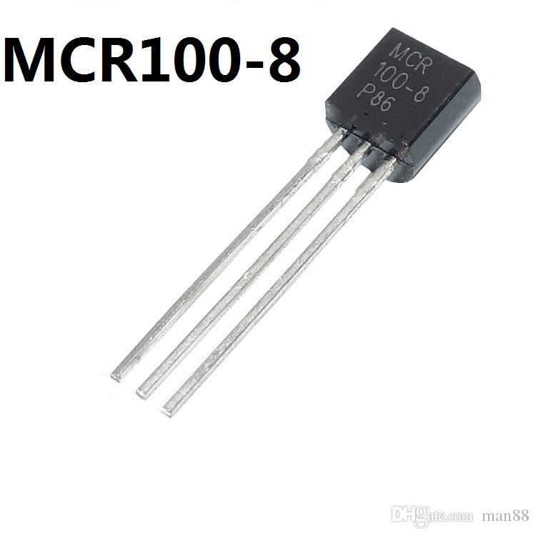 MCR100-8 one-way thyristor 1A 600V in-line TO-92-image-498459739