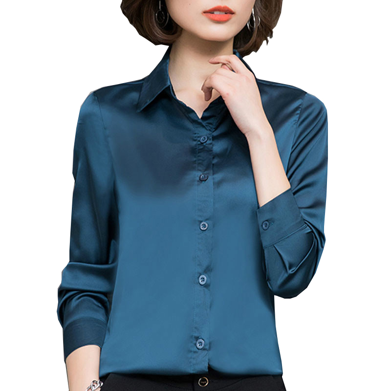 

Fashion blouse women 2020 women long sleeve solid black womens tops and blouses plus size shirts female clothes 2245 50
