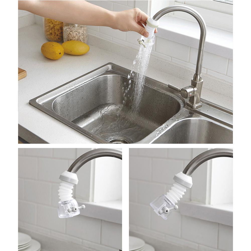 

IdealHouse Adjustable Faucet Regulator Extender Spill Water Saving Tap Valve for Kitchen Accessories