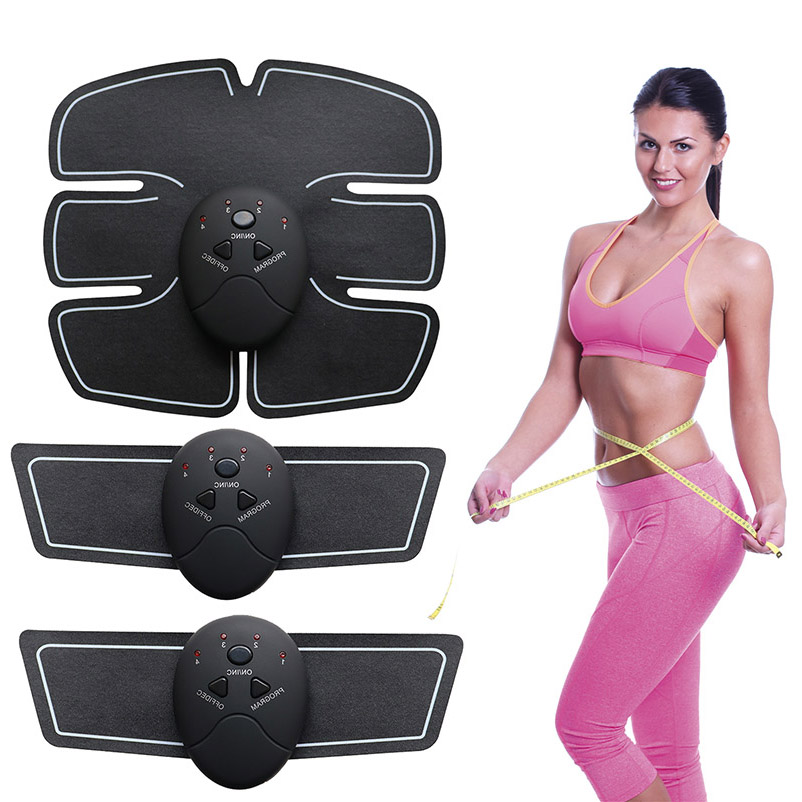 

Abdominal Trainer Smart FitnessBody Massager EMS Muscle Stimulator Smart Fitness Hips abs muscle toner Slimming Belt Unisex