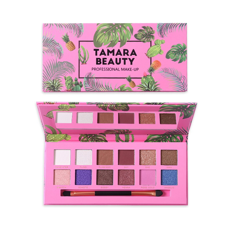 

12-color Eyeshadow Palette Long-lasting Waterproof Smudge-proof Eye Shadow 2020, Gf1076b