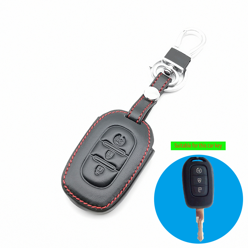 Chiave Telecomando con Scheda Elettronica 2 Tasti per Renault Megane 2 Scenic Clio Kangoo Dacia Duster Transponder con Portachiavi KASER 433Mhz PCF7947 Chip