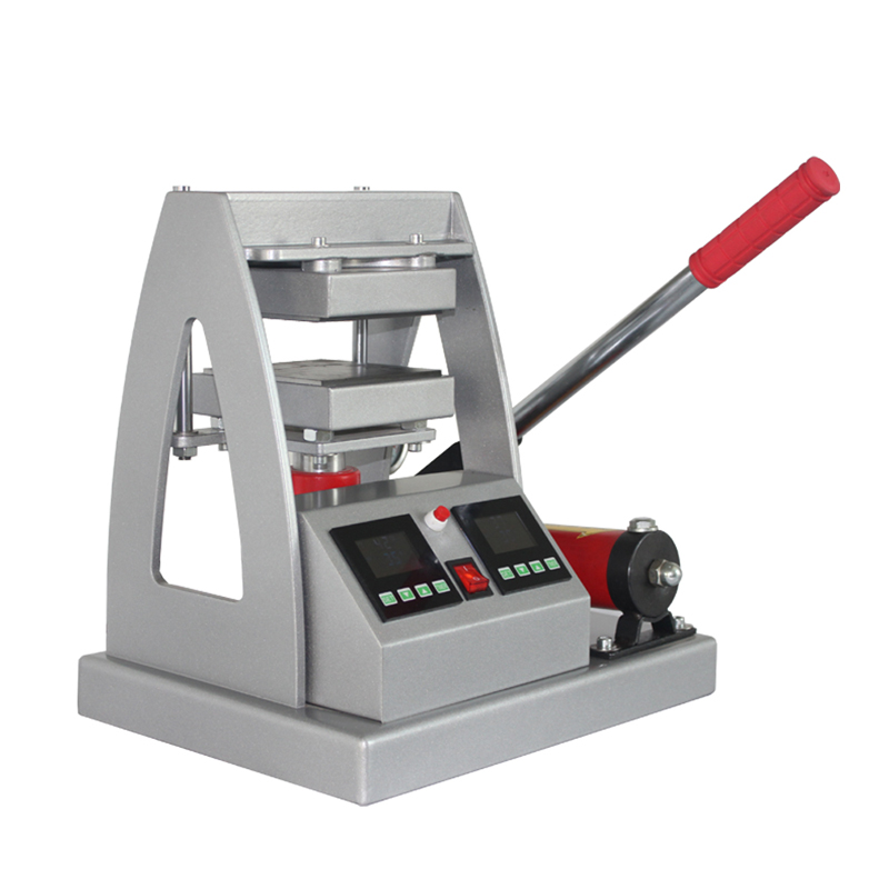 

Hydraulic CK170-2 Rosin Press Machine Heat Machine Extracting Tools Heated Arbor Plate Kit Dual Side Heat 900W 4.7*4.7inch 14000PSI Portable