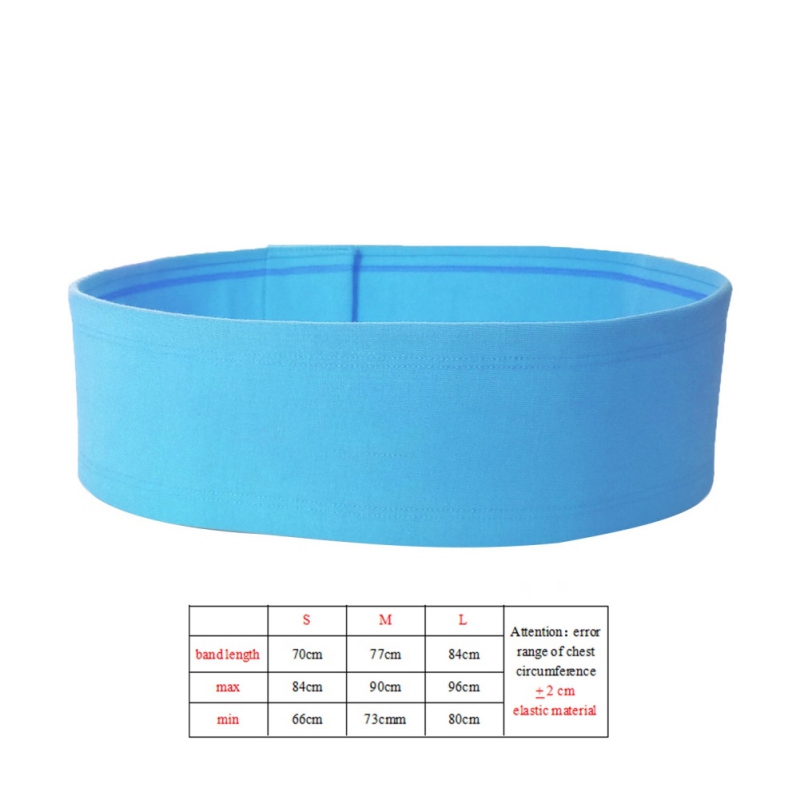 

Hot No-Bounce Adjustable Breast Support Band Fitness Belt Sports Bra Sports Training Athletic Chest Wrap Accessories, As pic