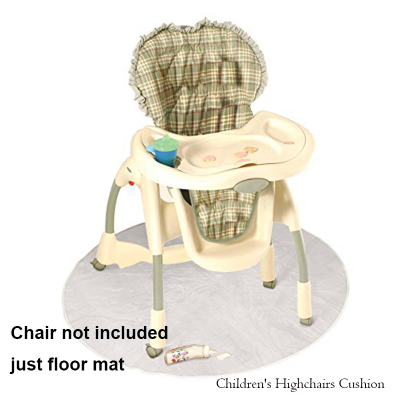 Tapis lavable pour chaise haute Housse de protection anti-d/érapante pour b/éb/é Splat Coussin de protection de plancher Cartoon pour la maison