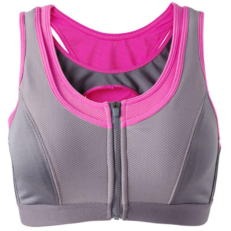 

Simple Wire Free Running Training Breathable Solid Yoga Underwear Fake Two Pieces Stretch Women Bra Girls Sports Summer Exercise, Black