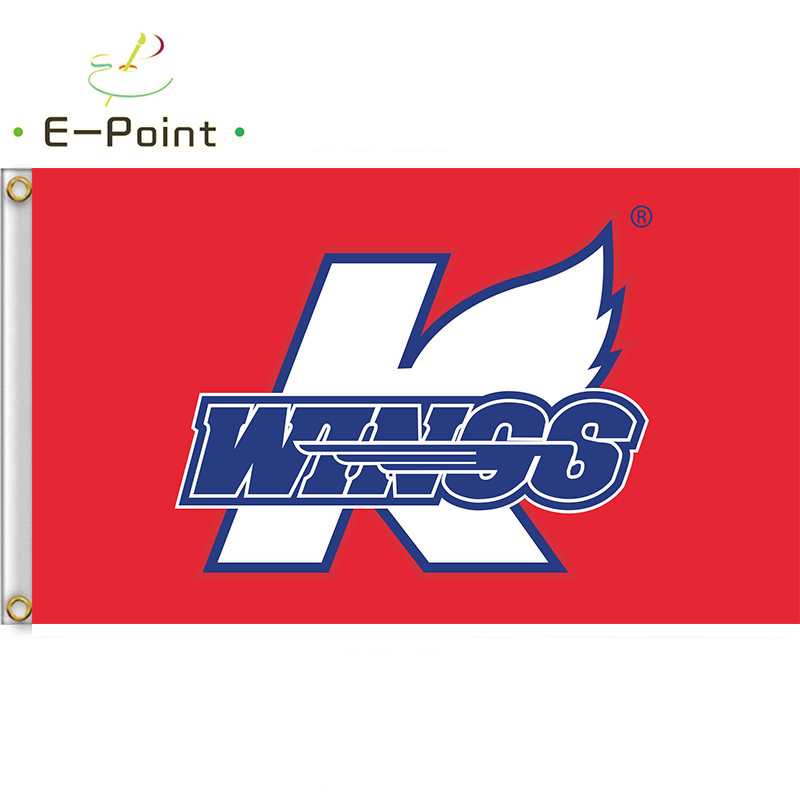 

ECHL Kalamazoo Wings Flag 3*5ft (90cm*150cm) Polyester Banner decoration flying home & garden Festive gifts