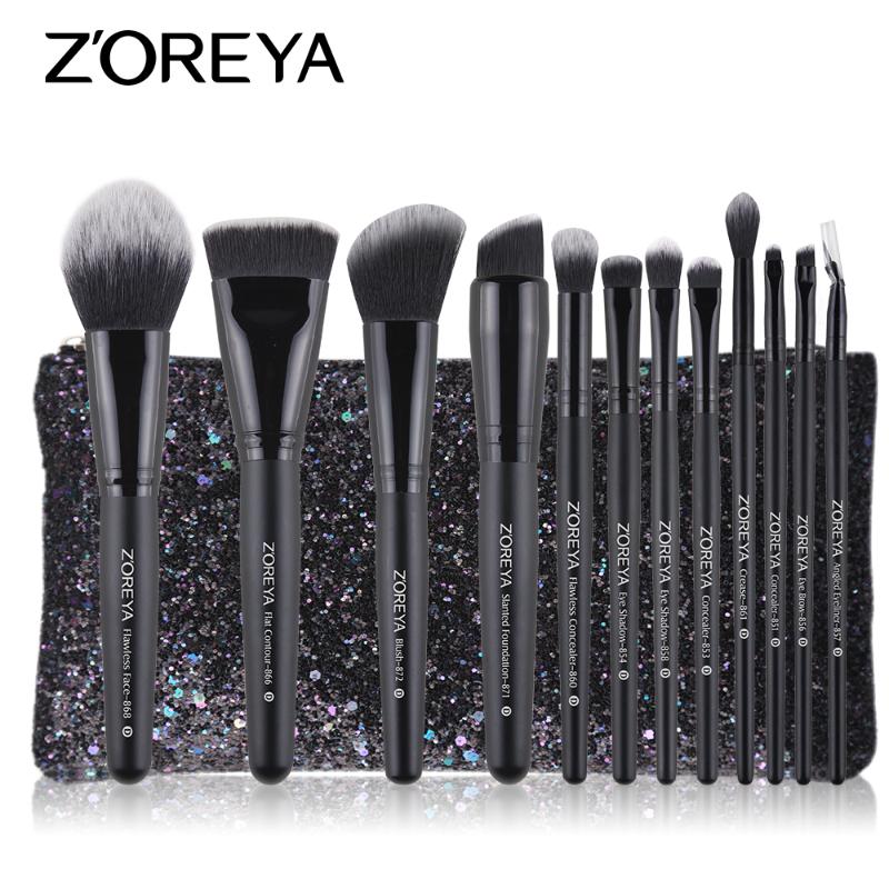 

Makeup Brush Set Delicate Makeup Brushes Powder Foundation Contour and Eye Brushes New Model Beauty Art Tool