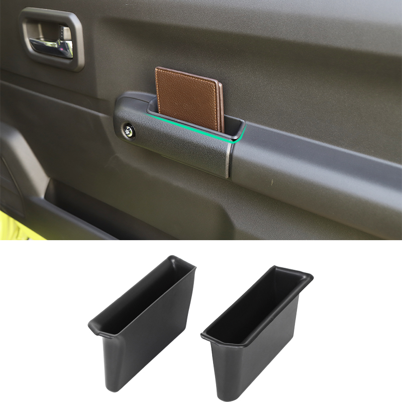

ABS Car Door Armrest Storage Box Car organizer For Suzuki Jimny Interior Accessories