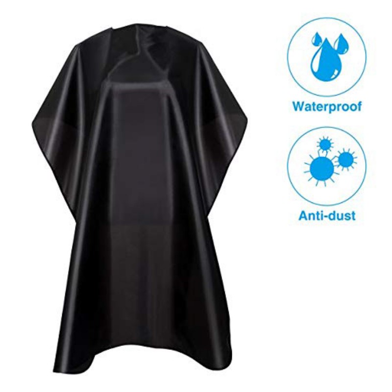 Barber Hairdressing Cape Barber Apron Haircut Cloak Waterproof Professional Salon Cape With Snap Closure Hair Salon Cutting-image-538079747