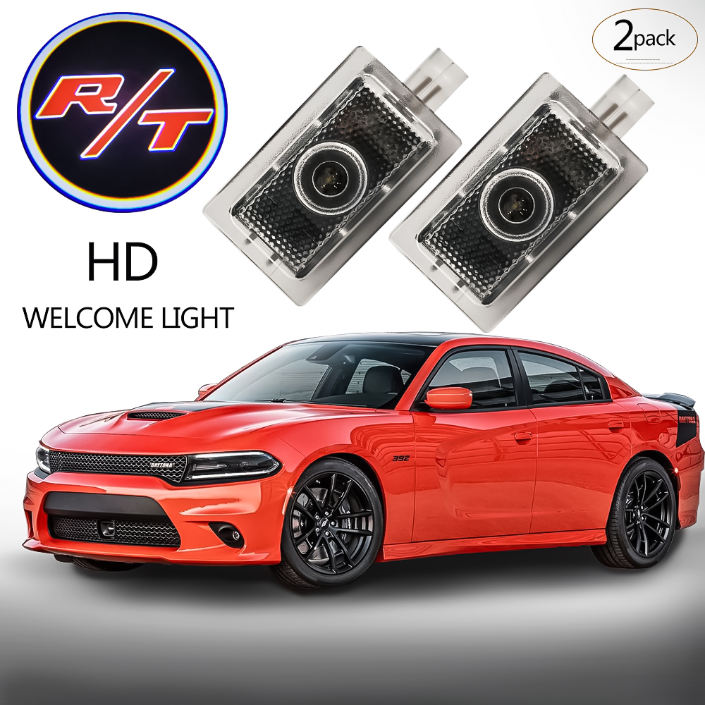 2pcs LED Door Logo Projector Batman Puddle Courtesy Welcome Light Shadow Kit UK