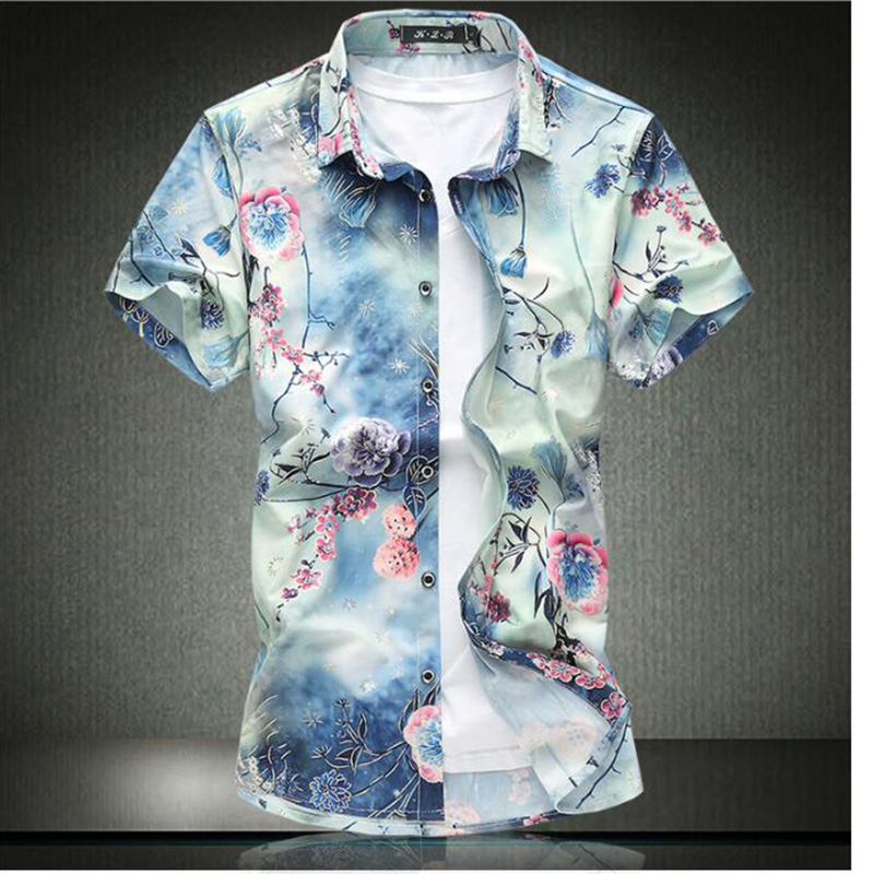 

MODA VELOCE Mens Short Sleeve Hawaiian Shirts Beach Shirts For Men Short Sleeved Regular Fit