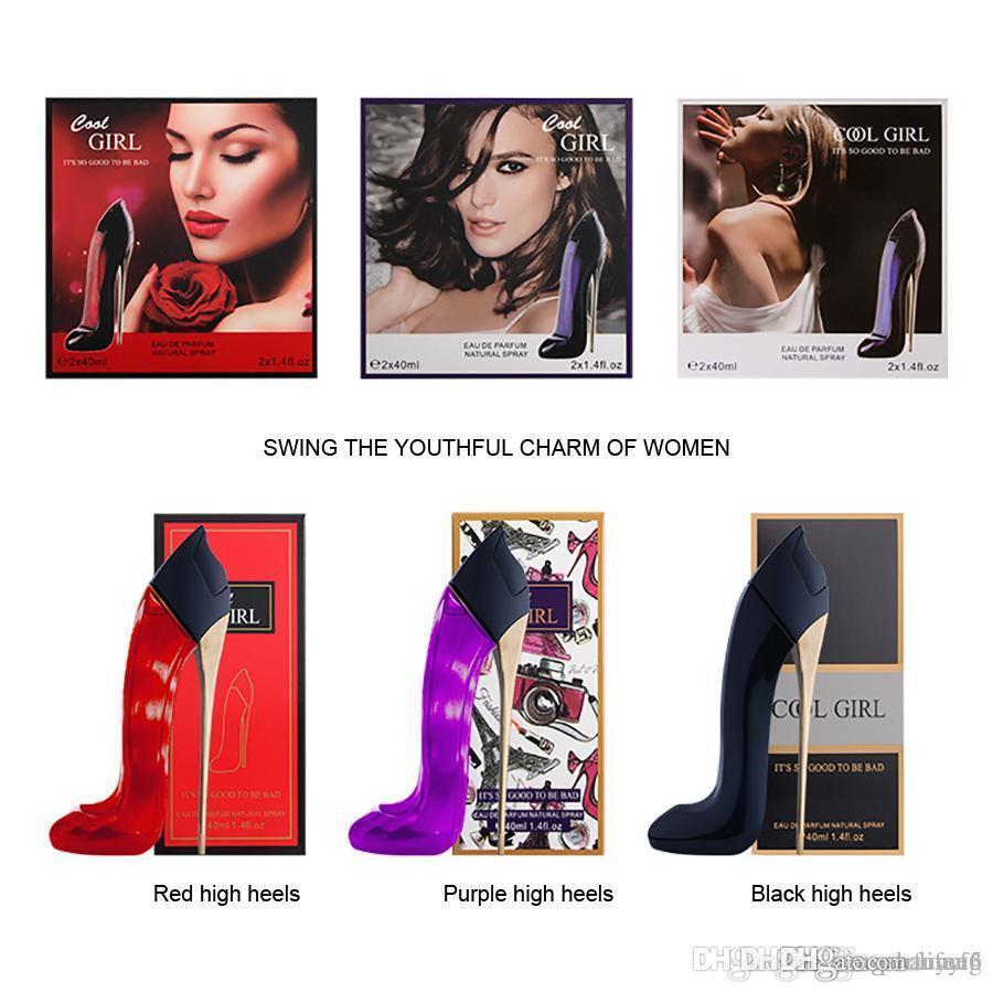 

Free shopping 6 kinds Color new top luxury high heel shape 85ML good smell goddess perfume floral fragrance free shipping long lasting