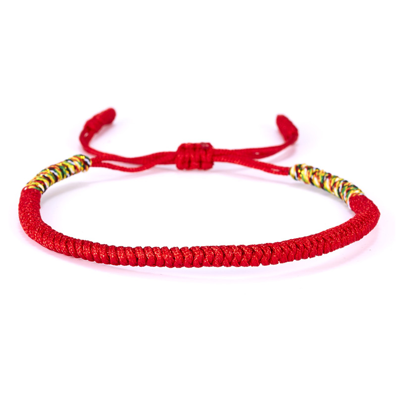

19 Colors Tibetan Buddhist Love Lucky Charm Tibetan Bracelets & Bangles For Women Men Handmade Knots Rope Budda Bracelet