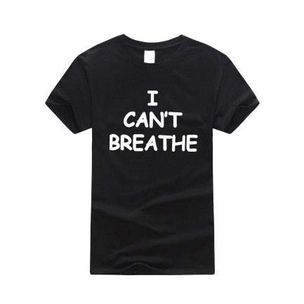 

Mens Designer T-shirts "I CANT BREATHE" Fashion Tees Tops Men Women 2020 Summer Hot Sale Tshirts Luxury T Shirts 14 Styles, Black