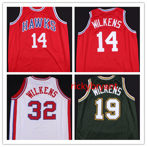 

basketball college jersey St. Louis Lenny 14 Wilkens throwback jerseys red white mesh stitched embroidery custom any name and number made size -5XL, Yellow