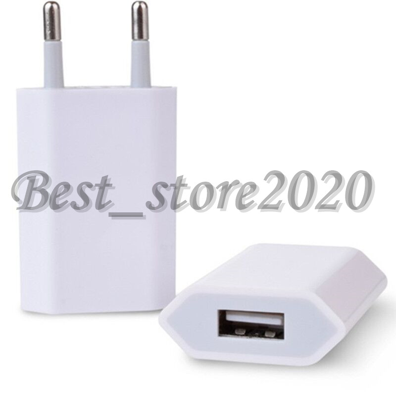 

100PCS Original OEM Quality 5V 1A US EU AC USB Wall Charger Travel Adapter For XS XR 7 Plus 6 7 8 6S
