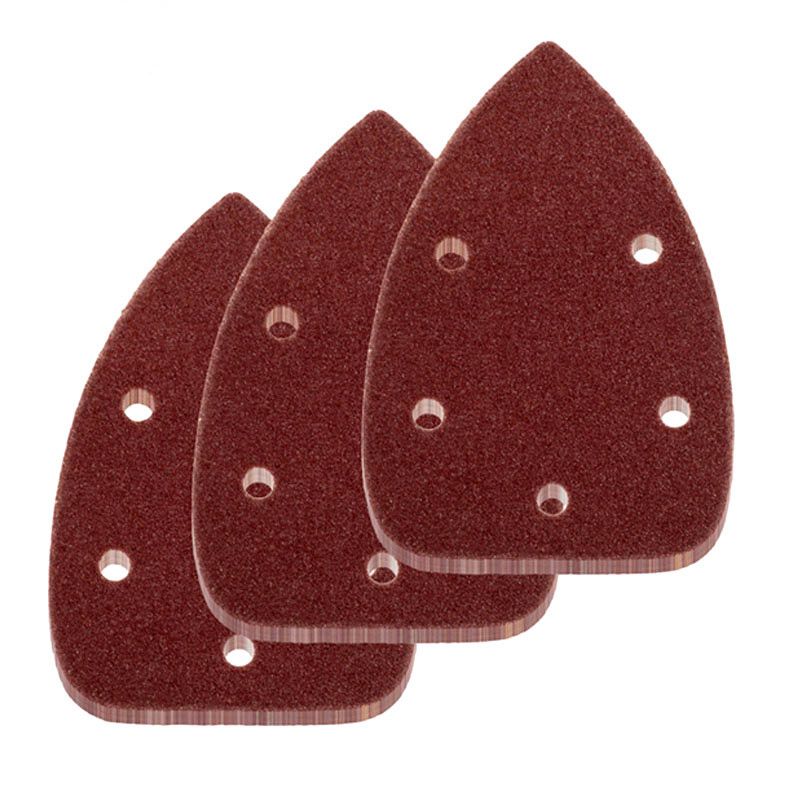 

ABFU-50 Pieces Mouse Detail Sander Sandpaper Sanding Paper Hook and Loop Assorted 40/ 60/ 80/ 100/ 120/ 180/ 240/ 320/ 400/ 800