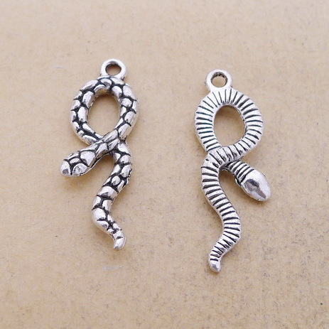 

A6156 Ancient Silver 100/ Package Combine Golden Snake Ornaments Parts Diy Ornaments Parts 2.2 G