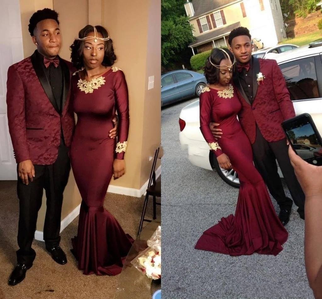 

New Popular One Button Wine Embossing Wedding Men Suits Shawl Lapel Two Pieces Business Groom Tuxedos (Jacket+Pants+Tie) W1241, Same as image