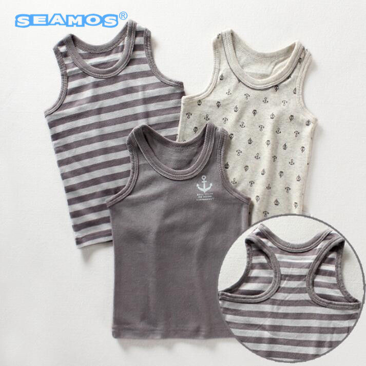 Magliette per canottiere per bambini Canottiera estiva da bambini Short Set Stampa Magliette senza maniche in cotone Magliette sportive Canottiere per ragazzi e ragazze Per ragazzi o ragazze