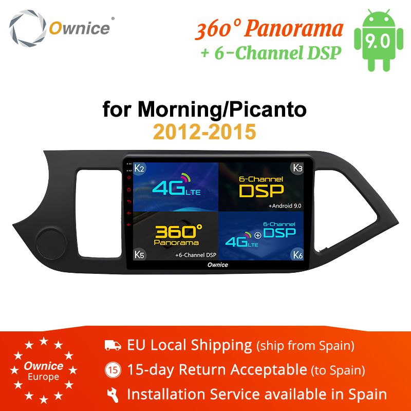 

Ownice K5 K6 Android9.0 Octa Core Car Radio DVD Player GPS Navi Stereo for KIA PICANTO MORNING 2012 2013 2014 2015 4G LTE DSP car dvd