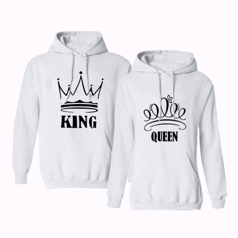 Wholesale Custom King Queen Hoodie Buy Cheap Oversize King Queen