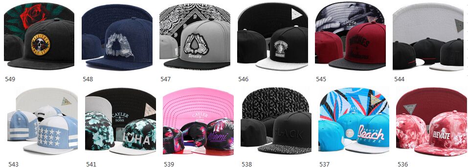 Snapbacks Caps Cayler Sons Hip Hop Brand Snapbacks Adjustable Hats Men