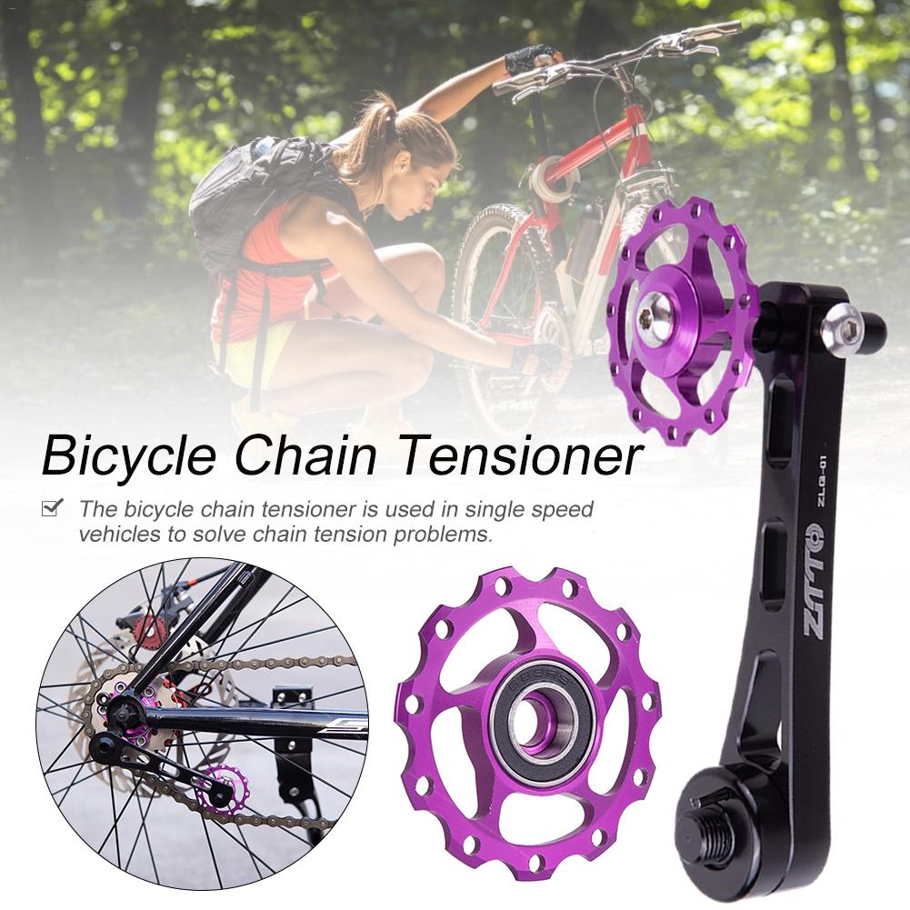 

Bicycle Chain Tensioner Folding Guide Wheel Cycling Chain Tighter Bicycle Replacement Accessories