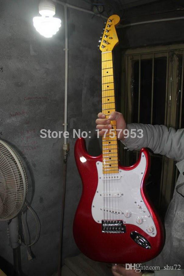 

actory custom shop 2015 Newest Custom Candy Apple Red ST electric guitar Free shipping stratocaster56