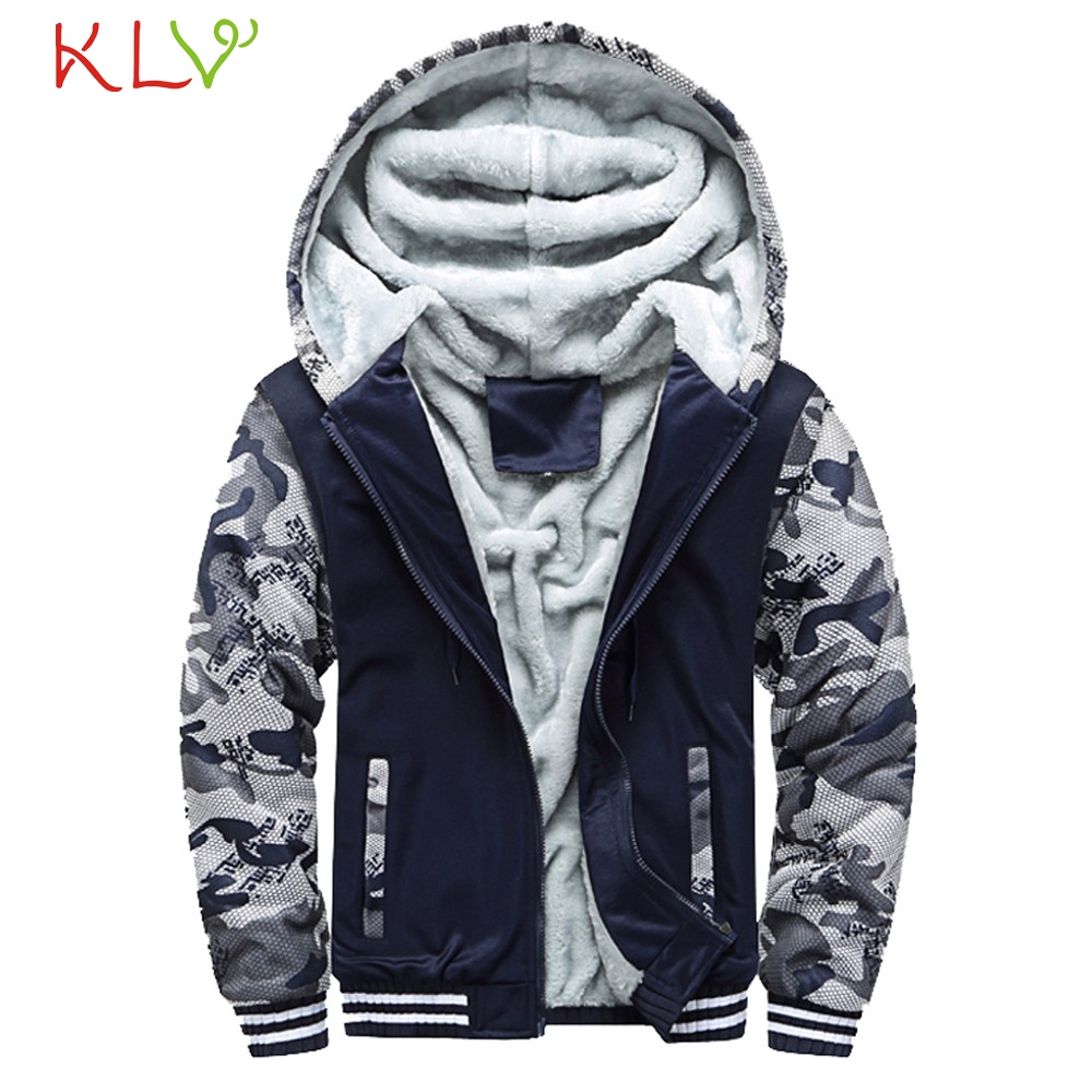 Men Winter Jacket Hoodie Fleece Zipper Casual Long 2018 New Brand Warm Milltary Manteau Homme Hiver Plus Size 3XL 18Nov24
