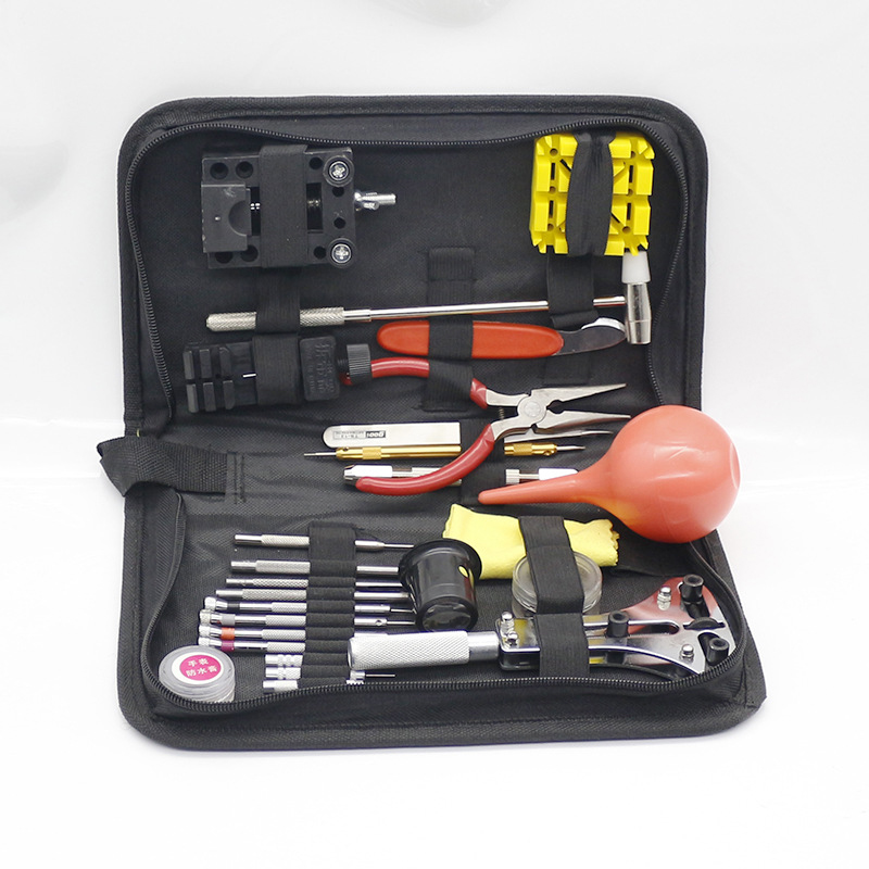 

27Pcs/set Watch Repairing Tool Removal Tape Belt Back Cover Combination Set Phone Repair Tools J8