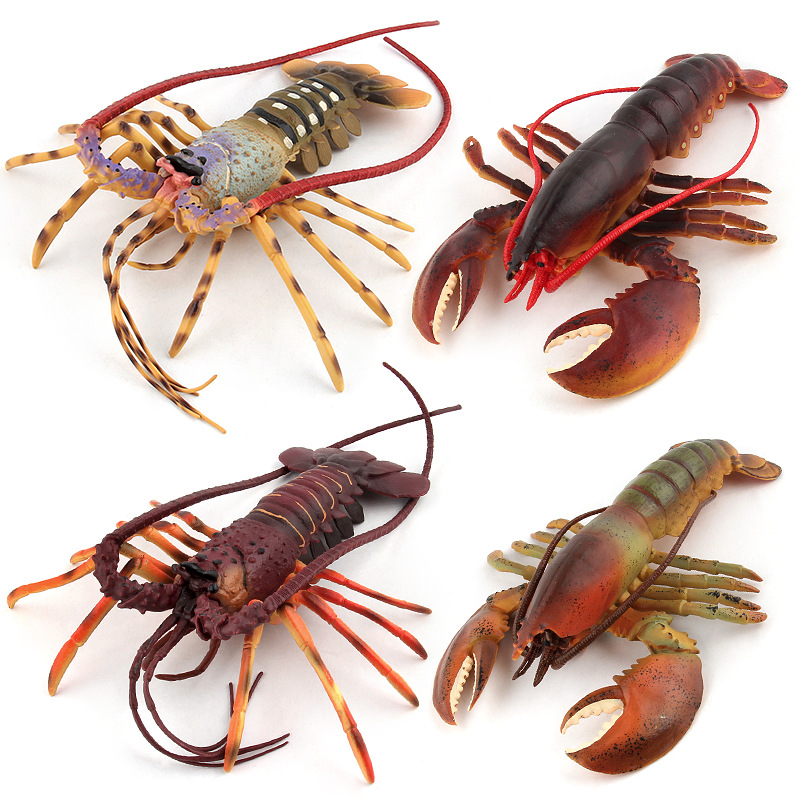Simulation Lobsters Model Toys Decorative Props Australia Lobster Boston Lobster Marine Animals Models Ornaments Decorations Kids Learning Educat-image-462387733