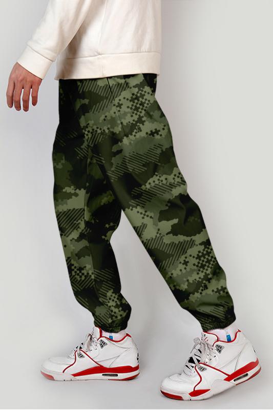 

2020 Casual Camouflage Joggers Pants Custom Printed Multi-Pocket Hot Sale Men Streetwear Cargo Pants Boy Punk Elastic Trousers, Beige