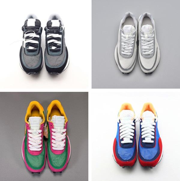 

With Box New UNDERCOVER x LDV Waffle blue green Casual Shoes White Blue Yellow Black mens Toki Slip Luxury Designer Shoes, Color-4