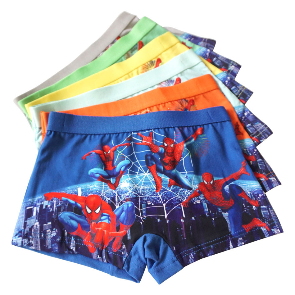 2020 Anime Underwear Cartoon Underpants Quality Pants Panties Baby Boy Boys Boxers Kids Children Kid Spiderman Panty Briefs From Babyclothes168 14 22 Dhgate Com