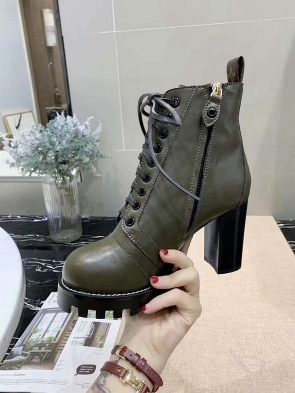 

Fashion Womens Ankle Boot Martin Winter Cow Leather Platform Ladies slides High Heels Casual Shoes Booties Free Shipping, Black