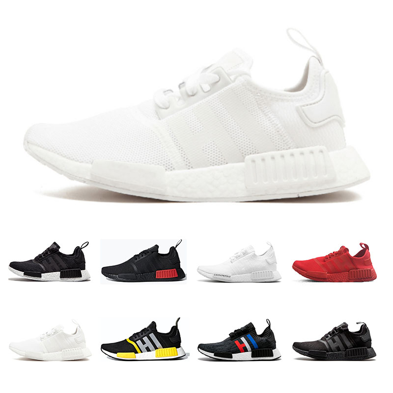 

2019 NEWEST NMD R1 Running shoes for men women breathable sports walking mens trainers Japan Black Thunder Og Clasic Sneakers