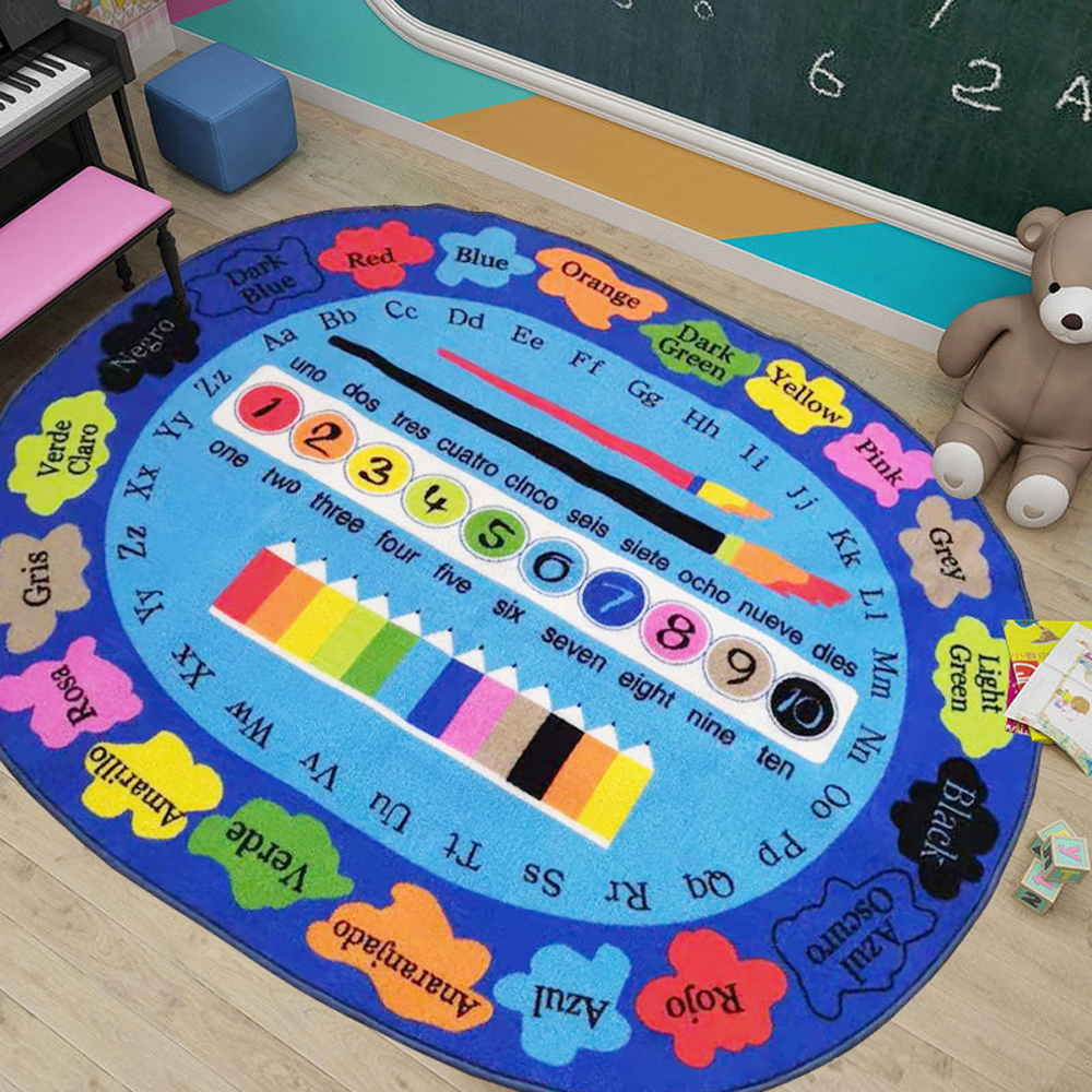 kids learning rug